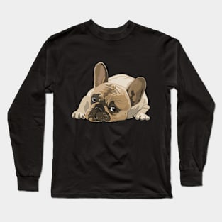 Sad bulldog Long Sleeve T-Shirt